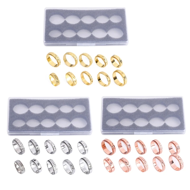 10 видов стилей для снятия стресса Непоседа кольца комплект смешная игрушка