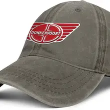 Donkervoort логотип для мужчин и женщин ковбойская Кепка милый открытый логотип плоские шляпы