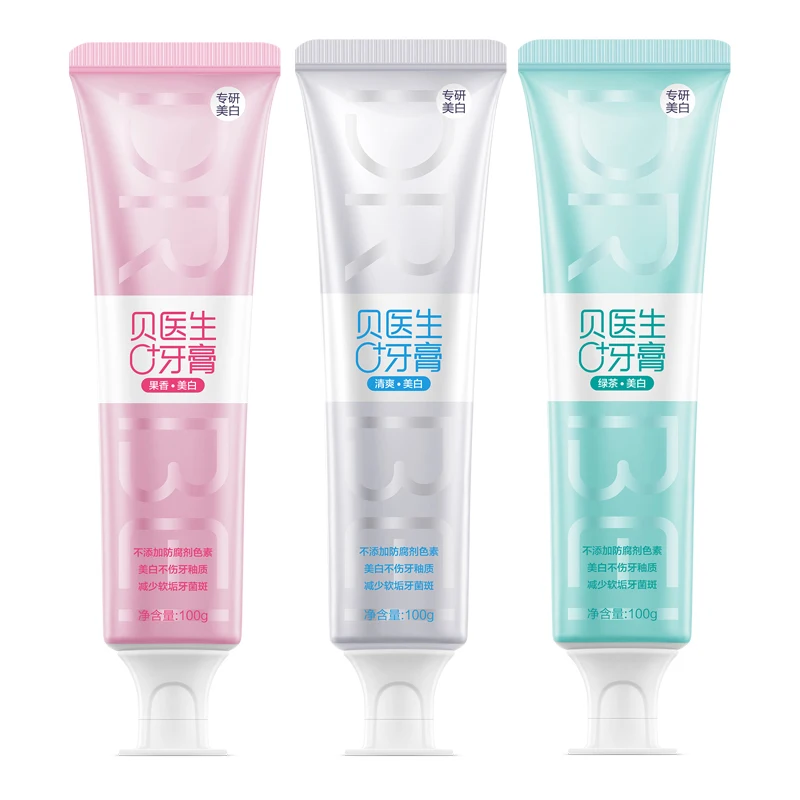 Xiaomi Mijia Dr. Bei 0+ пробиотическая зубная паста натуральная зубная паста отбеливание зубов эмаль Защита зубов свежий здоровье красота инструмент - Цвет: 3 Pcs Set