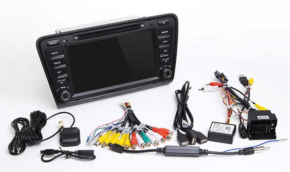 " ips 1024*600 HD 2 DIN Android 9,0 два DIN Восьмиядерный автомобильный DVD для Skoda Octavia A7 радио Bluetooth DAB+ опция TPMS DSP