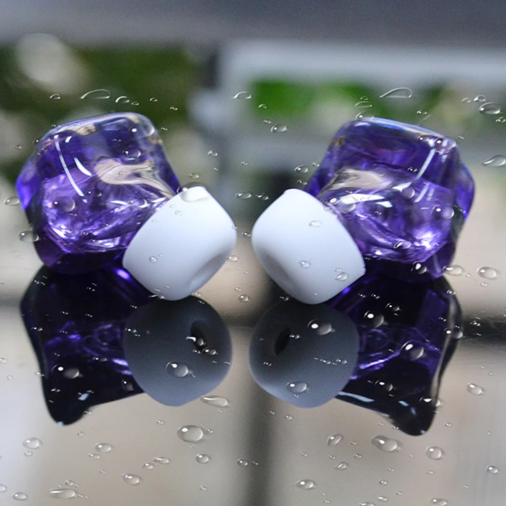 Наушники вкладыши GuideRay сбалансированные Hi Fi наушники с 16 ядрами в оплетке