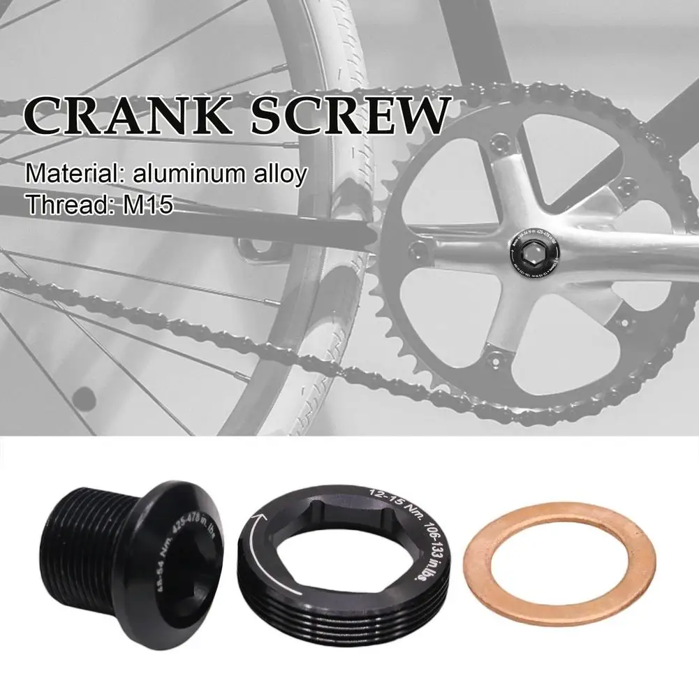 1set crankset bolts crank bolts bike chainring bolts bicycle crank screws new~ 