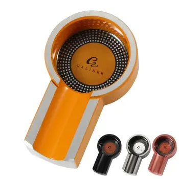 

COHIBA Portable Mini Titanium Alloy Travel Use Four Color Cigar Ashtray One Holder
