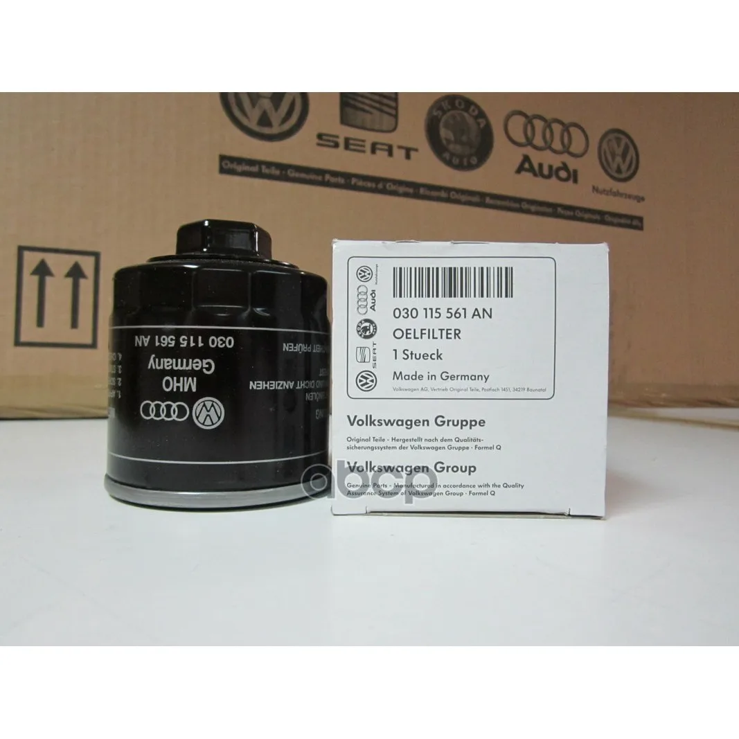 Фильтр Масляный Audi Vw Seat Skoda: 1.0-1.6i 90-(Типа Oc295) VAG арт. 030115561AN