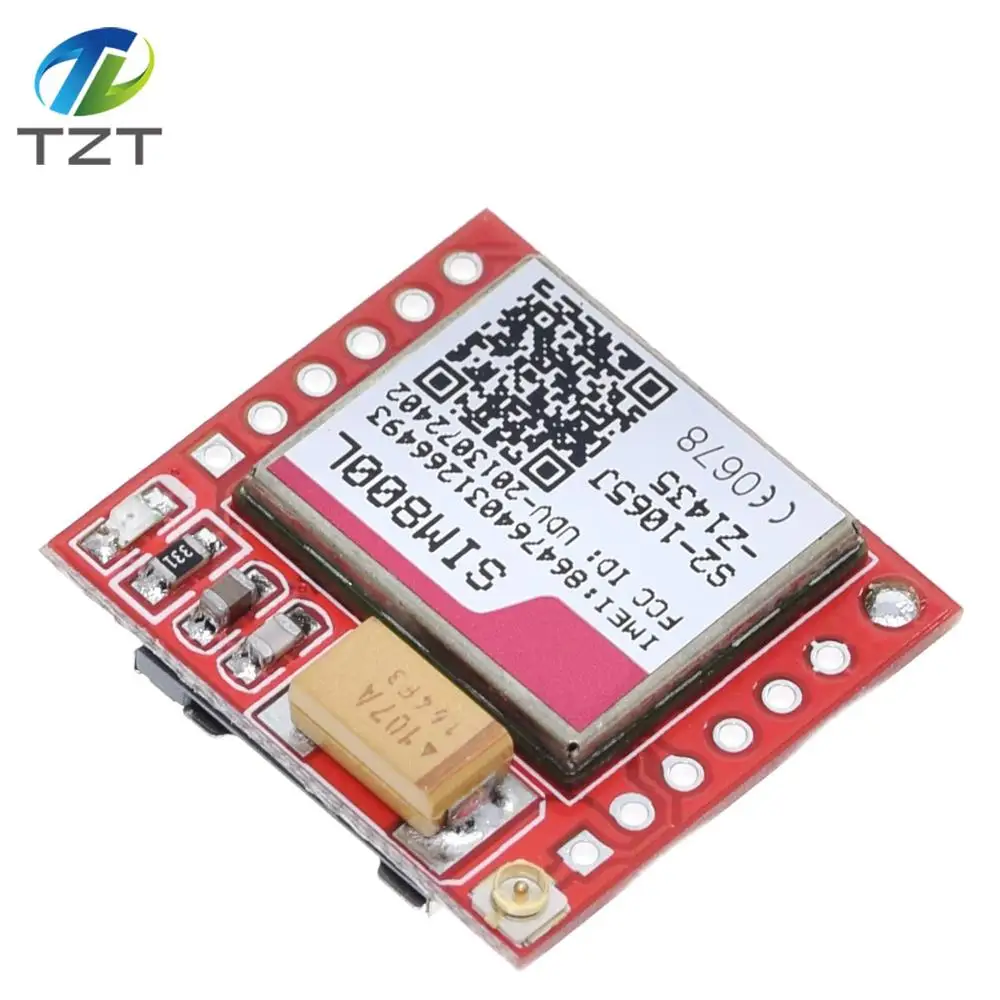 Наименьшая карта TZT SIM800L GPRS GSM модуль MicroSIM Core плата четырехдиапазонный