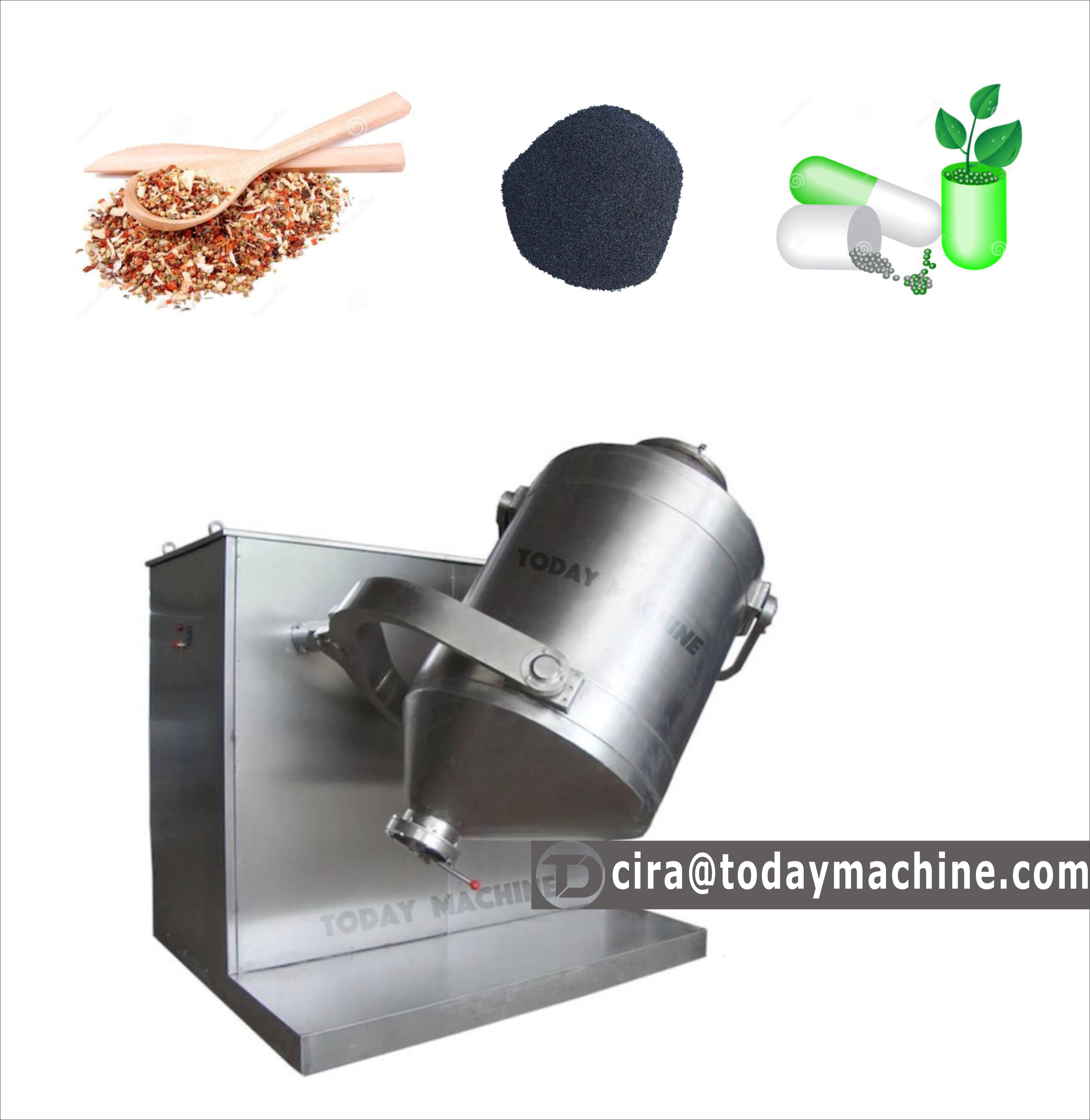 

CBD Three Dimensions Powder Mixer / Blender / Mixing Machine