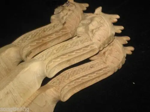 Скрипка часть, 4 шт. ручной работы белая скрипка Голова Дракона 4/4