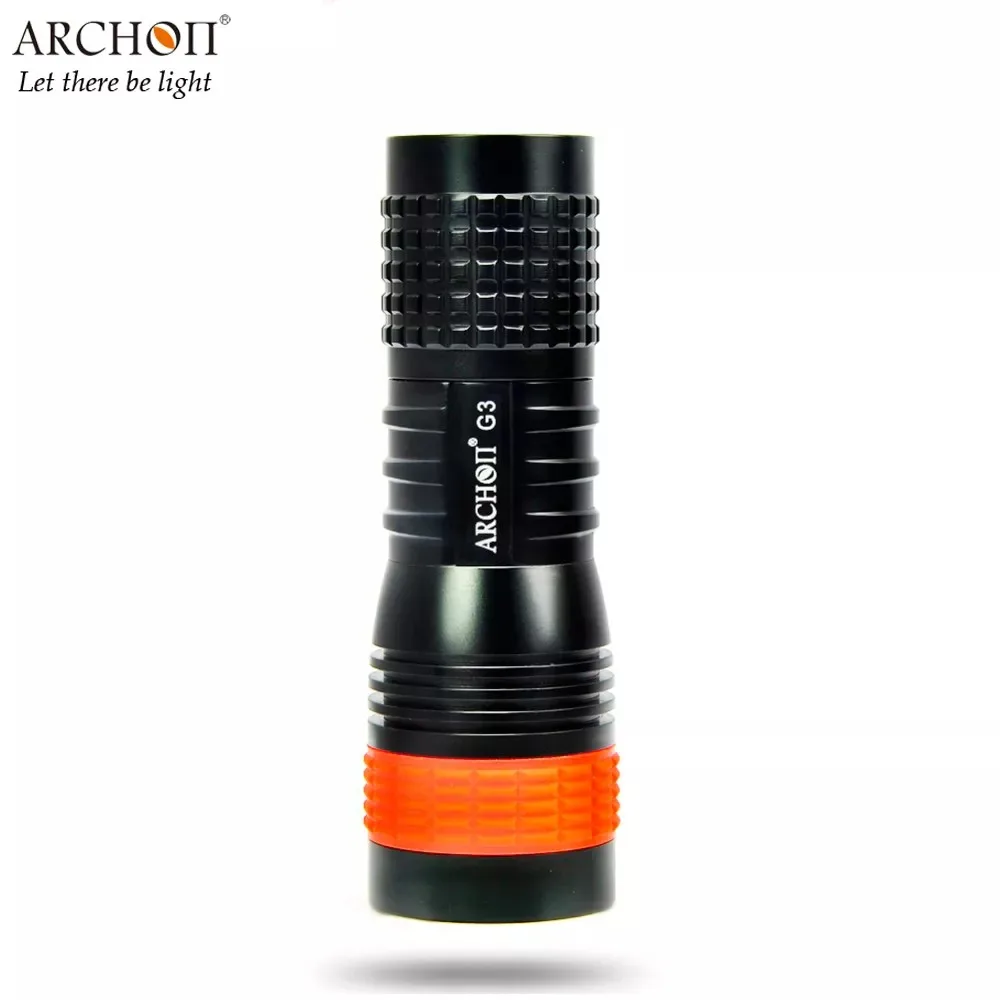 ARCHON G3 Underwater Deep diving Flashlight CREE XP-G2 R5 max 100 meter waterproof IP68 6500k handheld AA battery dive torch | Электроника