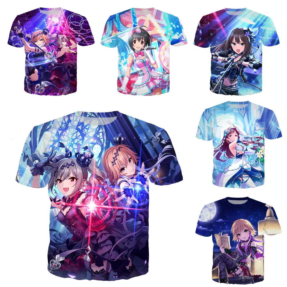 LIASOSO 3D печать мужская футболка Женская толстовка аниме девушка Idol o образный