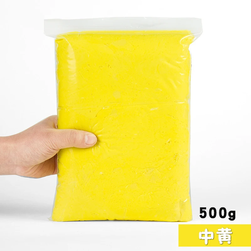 Medium Clay 500 г/пакет, сделай сам, слизистая полимерная глина, супер светильник, пластилин для моделирования, мягкий Интеллектуальный пластилин, обучающая игрушка для детей - Цвет: Medium Clay