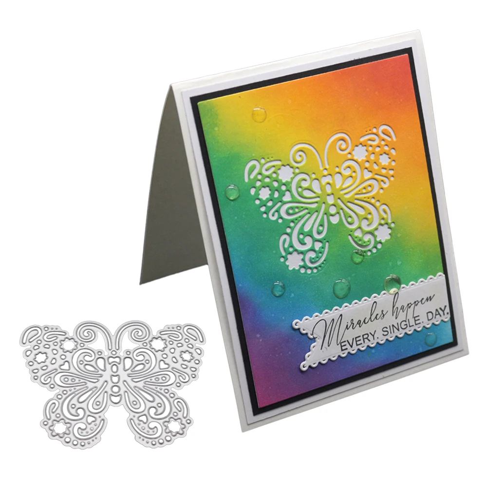 

Adv-one Flower Butterfly Metal Cutting Dies Stencils For DIY Scrapbooking Embossing Paper Cards Photo Album Making Craft