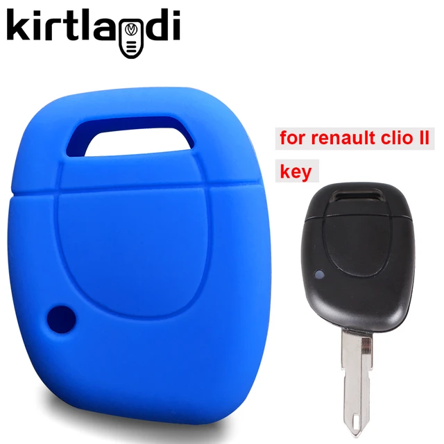 Coque de protection en Silicone pour clé Renault, 1 bouton, compatible avec  les modèles Clio, Kangoo, Master, Twingo II, Thalia - AliExpress