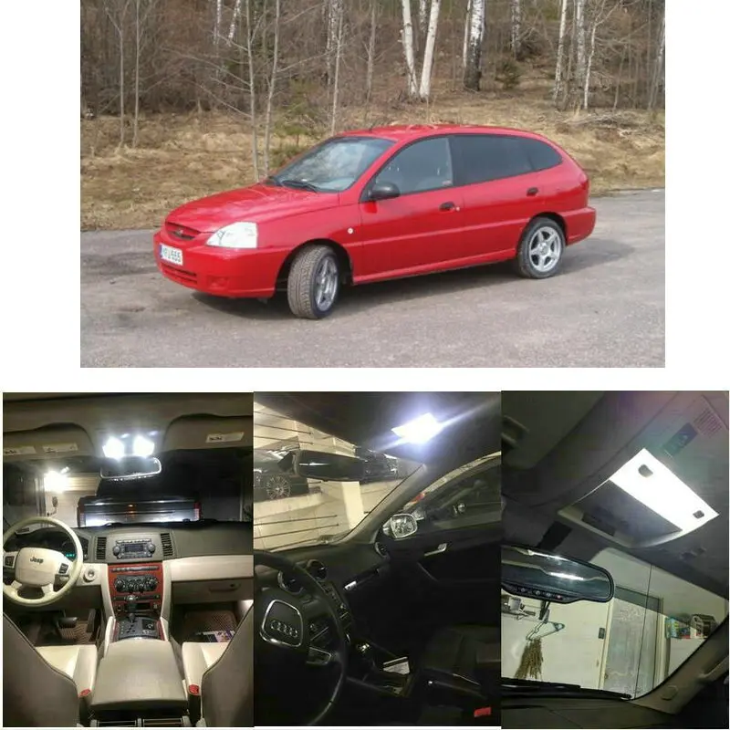 Внутренние светодиодные лампы для 2005 Kia Amanti Magentis Optima Spectra Spectra5 Sedona Sportage Rio Sorento |