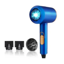 Электрический фен, складная ручка 1800 Вт, холодный горячий воздух, отрицательная ионная температура