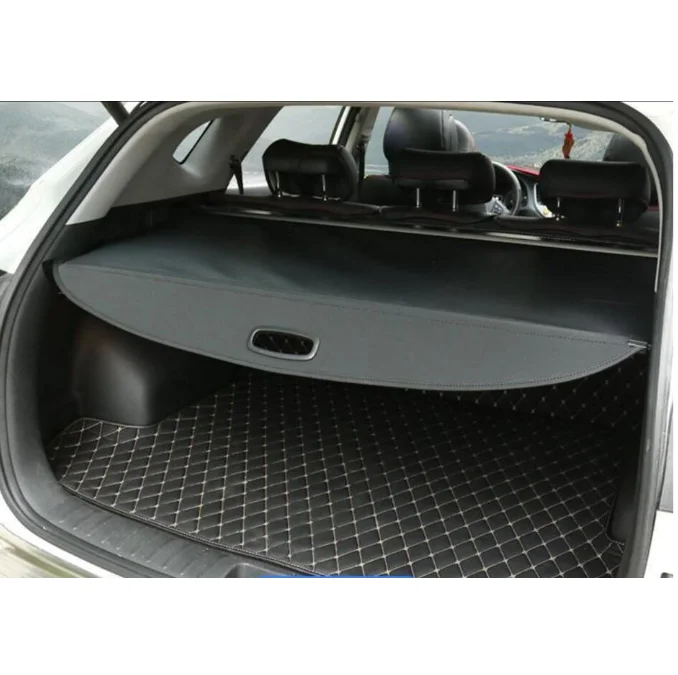 High quality Car Rear Trunk Security Shield Cargo Cover For HYUNDAI Santa Fe ix45 2013 2014 2015 2016 ( black beige) | Автомобили и