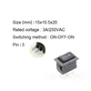 10 Pcs/Lot KCD11 3 Pin 10X15mm Snap-in Push Button Switch 3A/250V Mini SPST 2/3 Position Boat Rocker Power Switches ► Photo 2/5