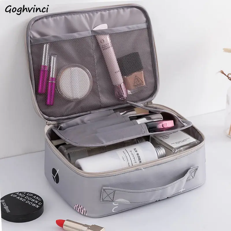 Cosmetic Bags Travel Toiletry Storage Multi-Function Portable Waterproof Roomy Hanging Make Up Fashion Ins Large Capacity Cases | Багаж и