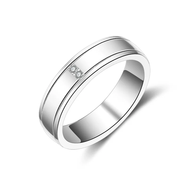 

Simple Ring, Gilded Ring, Zircon Ring, Handsome Goddess Proposal and Marriage Ring