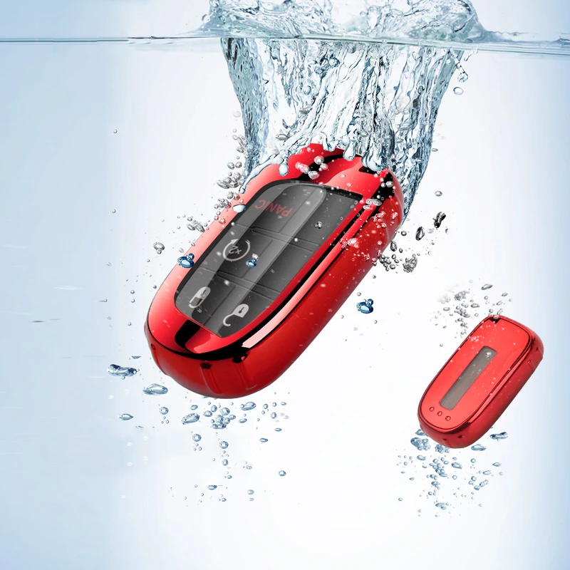 Durable Soft TPU Car Key Case key case cover key case car key shell flip key fob shell Full cover For Fiat Jeep Dodge Ram 1500 Journey Charger Dart Challenger Durango Accessories