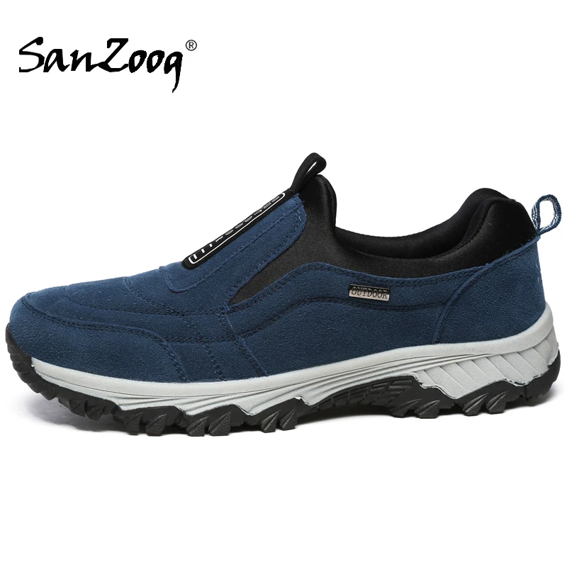 Outdoor Slip On Trekking Shoes Men Zapatillas Hombre Waterproof Hiking Senderismo Buty Trekingowe Wandelschoenen Heren Treking