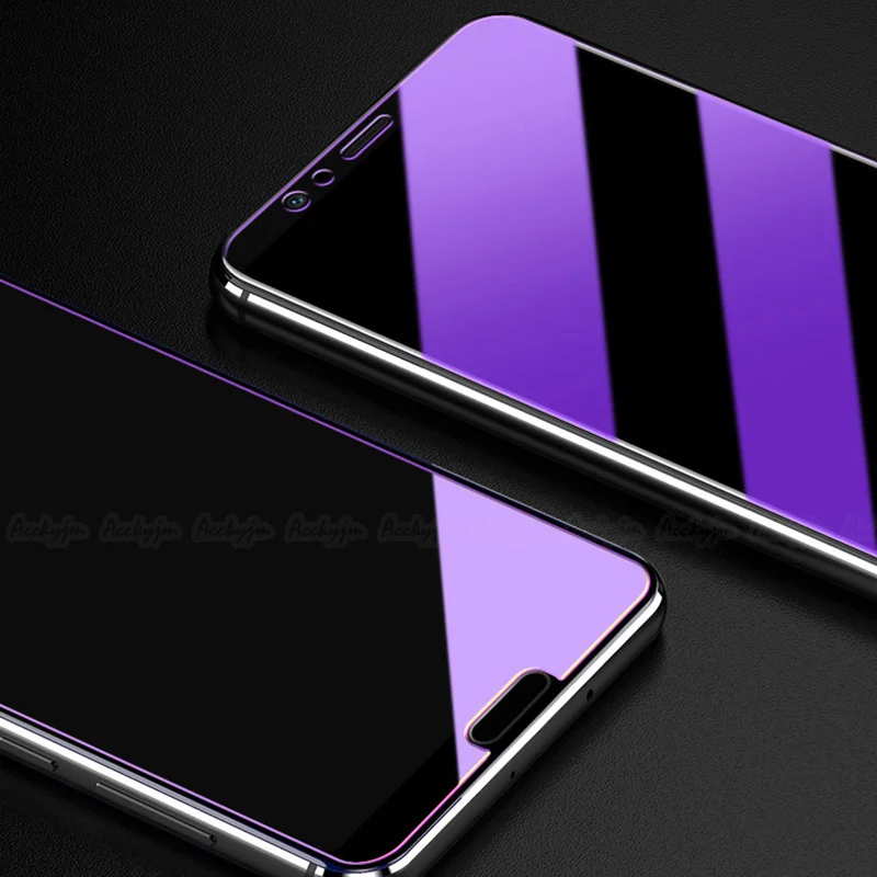 For Honor 10 9 Lite Play Magic 2 Anti-blue Tempered Glass Huawei Honor Note 10 9i 9 8 Lite 8X Max 8A Anti Blue Screen Protector