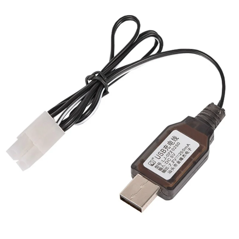 Зарядное устройство USB 7,2 В с разъемом EL-2P/JST-2P/L6.2-2P/SM-2P для никель-кадмиевых/никель-металл-гидридных аккумуляторов для радиоуправляемых игрушек, запчасти для автомобилей - Цвет: L6.2