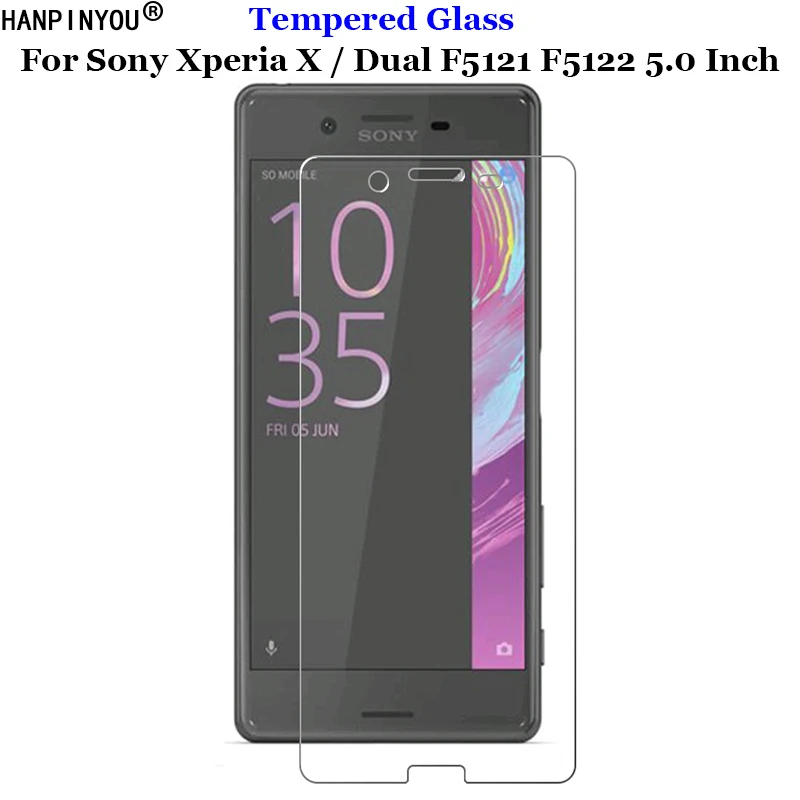 Закаленное стекло 9H 2.5D Премиум класса для Sony Xperia X / Dual F5121 F5122 5 0&quot|screen protector