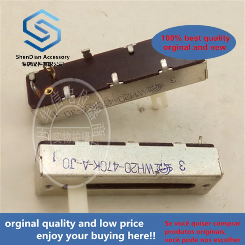 1pcs-100-new-Wh20-470k-a-470ka-5cm-WH20-470K-A-470KA-single-push ...