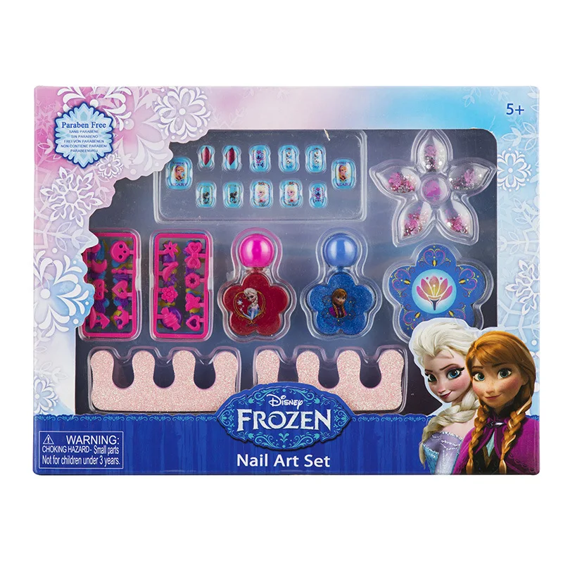 

Frozen Snow Shiny Manicure Combination Disney CHILDREN'S Makeup Children Cosmetics Birthday Gift