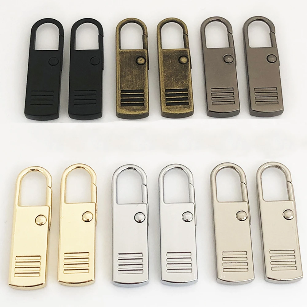 2pcs Zipper Pulls Tab Replacement Luggage Zipper Pull Extension