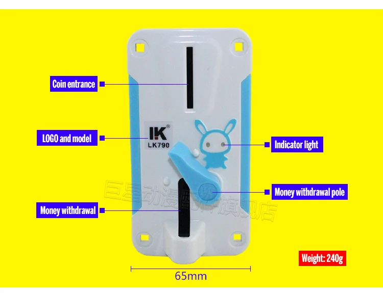 LK-790 монета селектор акцептор для стиральной машины торговый автомат для монет
