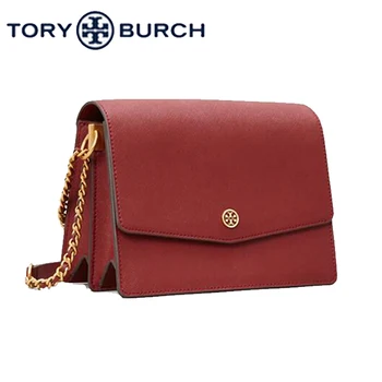 

TORY BURCH Robinson Convertible Shoulder Bag Adjustable Leather Chain Strap Crossbody Bags For Women 54654