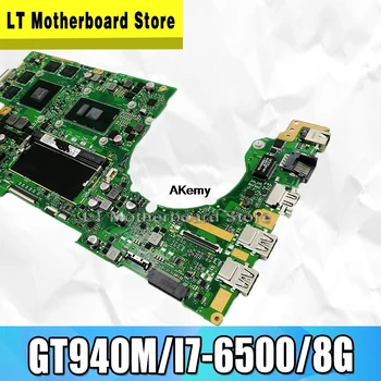 شراءK501UB محمول اللوحة الأم ل For Asus K501UX K501UB K501UW K501UXM K501U A501U اللوحة GT940M GPU/I7-6500 CPU/8G RAM/DDR3