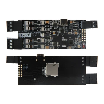 LILYGO®TTGO-T-CAN485 ESP32 CAN RS-485, compatible con tarjeta TF, WIFI, Bluetooth, módulo de Control de ingeniería IOT inalámbrico, placa de desarrollo 1