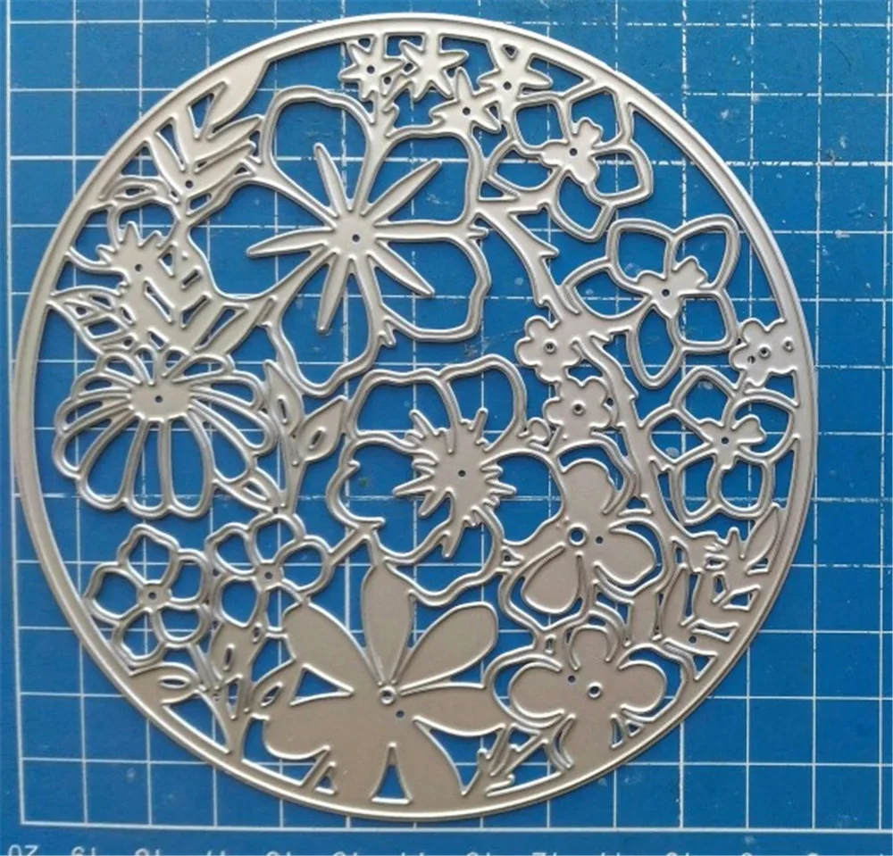 Металлическая резка Скрапбукинг для изготовления карт DIY тиснение вырезы ремесло высечки цветок прозрачная накидка