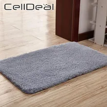 Soft Water Absorption Bathroom Mats Solid Color Non-Slip Thick Carpet For Bathroom Toilet Floor Doorway Memory Foam Bath Rug