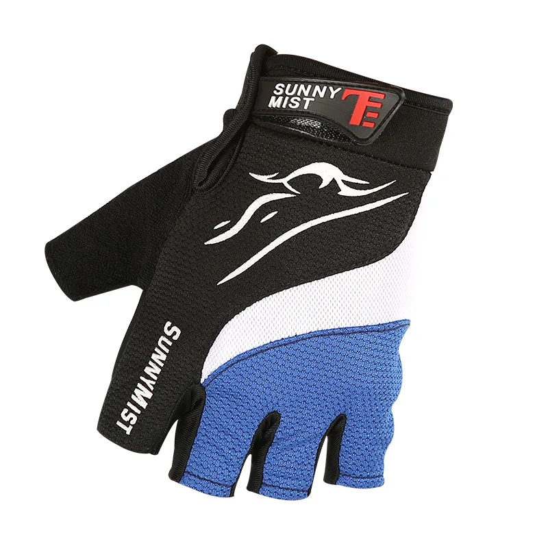 Летние перчатки с половинными пальцами тонкие дышащие фитнес-оборудование противоскользящие перчатки для мужчин и женщин