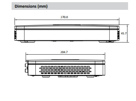 Dahua 8 Channel Smart 1U 8 PoE Ports 4K H.265 Network Video Recorder NVR2108-8P-4KS2 Lite 1 HDD Up to 8Mp Resolution NVR