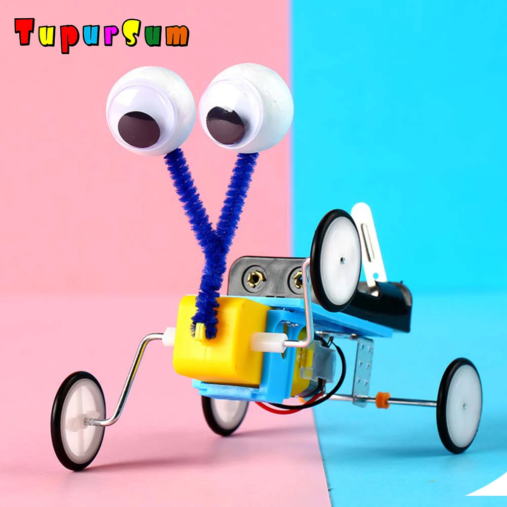 

Fun DIY Kids Science Technology Experiment Toy RC Robot Reptile Model Construction Kit Invention STEM Education School Project