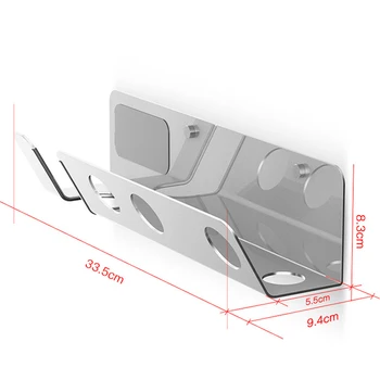 

Hair Dryer Wall Mount Holder Aluminum Alloy Bracket Holder for Dyson Supersonic Hair Dryer GQ