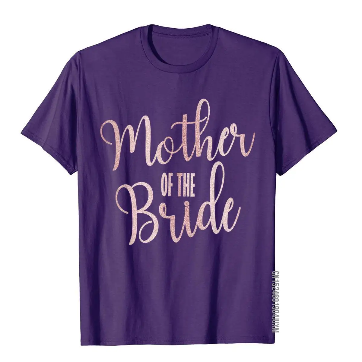 Mother Of The Bride Wedding Party Gift T-Shirt__97A370purple