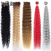 Nature Loose Deep Wave Hair Bundles 28-32Inch High Temperature Fiber Red Super Long Hair Synthetic Weave Fake Hair Extensions ► Photo 2/6