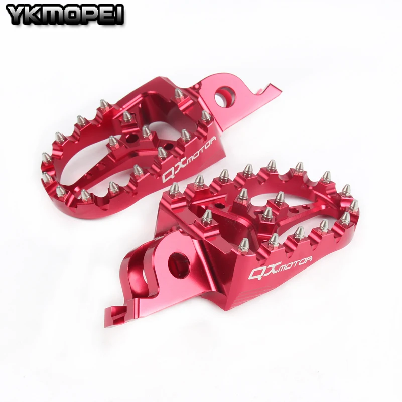 Billet Foot Pegs Footrest For CR CRF 125 250 150R 250R 250X 250M 250L 450R 450X Motor Dirt Bike MX Motocross Free Shipping 2 ord