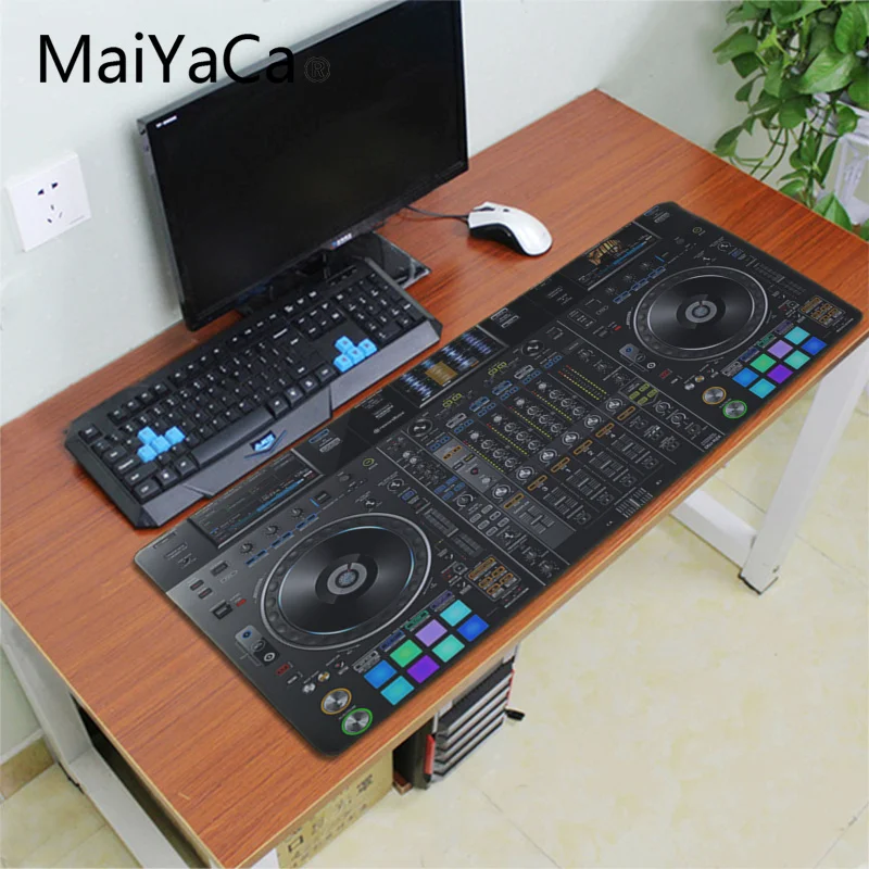 Maiyaca DJ ручным приводом игровой коврик для мыши Скорость коврик для мышь Notbook компьютер Мышь Pad High-end геймера на популярный ноутбук Мышь коврик - Цвет: Lock Edge 30X70cm