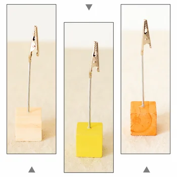 

8Pcs Message Folder Adorable Colorful Stylish Photo Clips Cards Clip Cards Clip Photo Folder for Gift Home