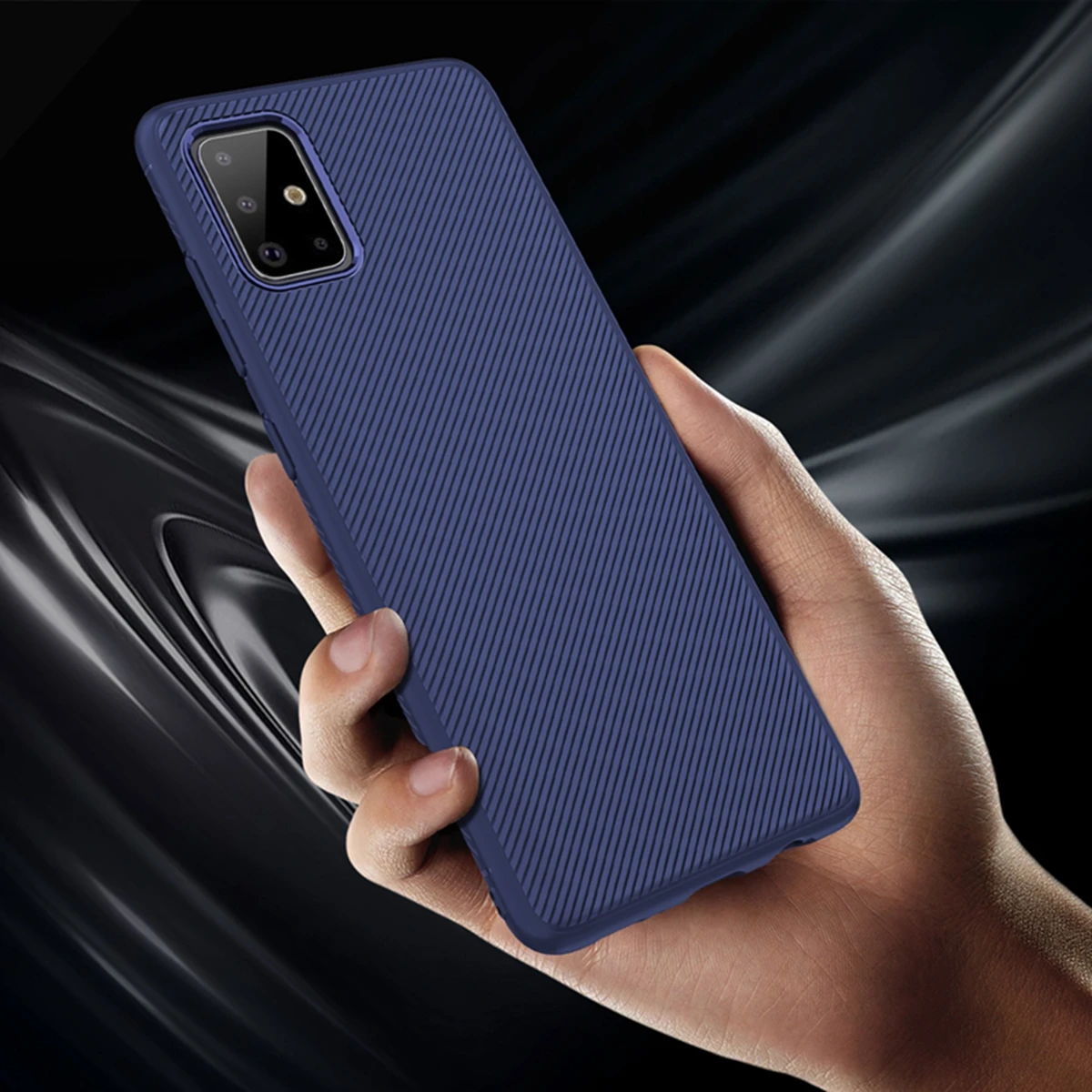 Для samsung Galaxy A71 Чехол Мягкий ТПУ защитный чехол Противоскользящий силиконовый чехол на заднюю панель для samsung A71 A51 чехол противоударный