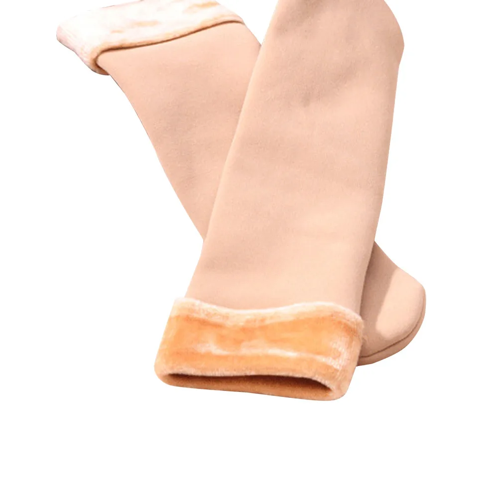 JAYCOSIN/1 пара носков женские шерстяные кашемировые утепленные теплые мягкие модные повседневные однотонные зимние длинные носки для девочек 924 - Цвет: BG