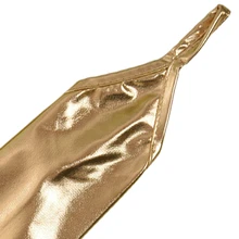 1 пара Гламурные перчатки для рук Готический влажный вид блестящие металлические перчатки без пальцев Клубная одежда костюм