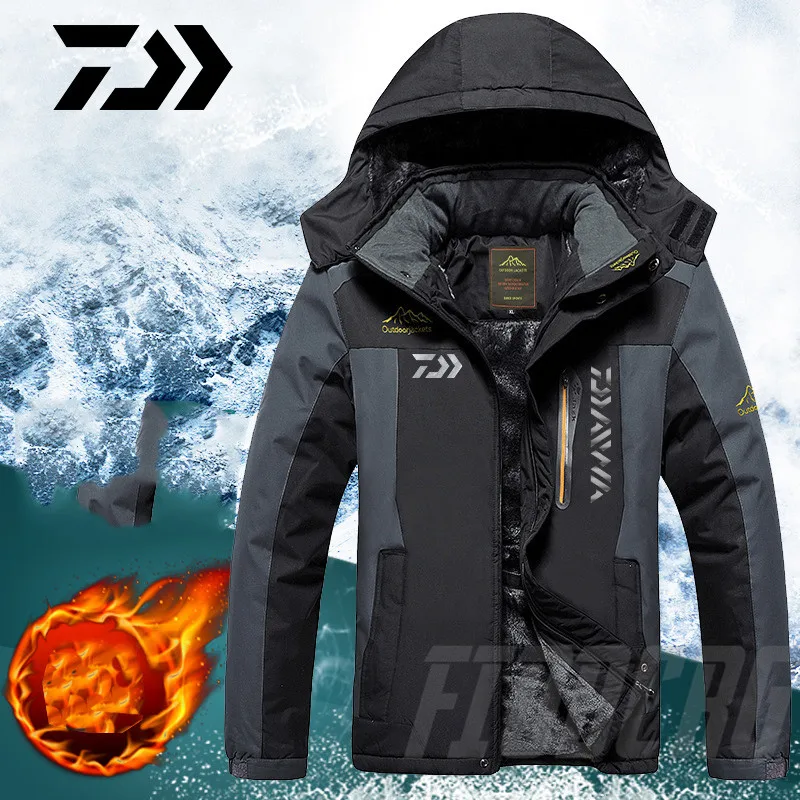 DAIWA рыболовный костюм новый наружный мужской водонепроницаемый и теплый куртка