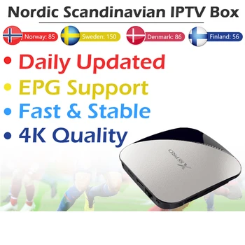 

X88PRO Android 9.0 TV Box 4G/64G Dual Wifi RK3318 Quad-Core Set Top Box+1 Year Nordic IPTV Europe Scandinavian IPTV 9000Live+VOD